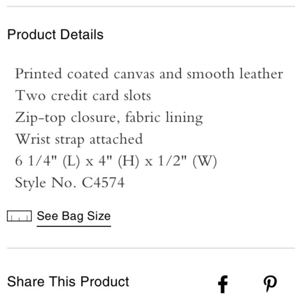 Coach Corner Zip Wristlet With Star Print - Picture 5 of 5